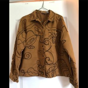 Chico’s button down side slit top